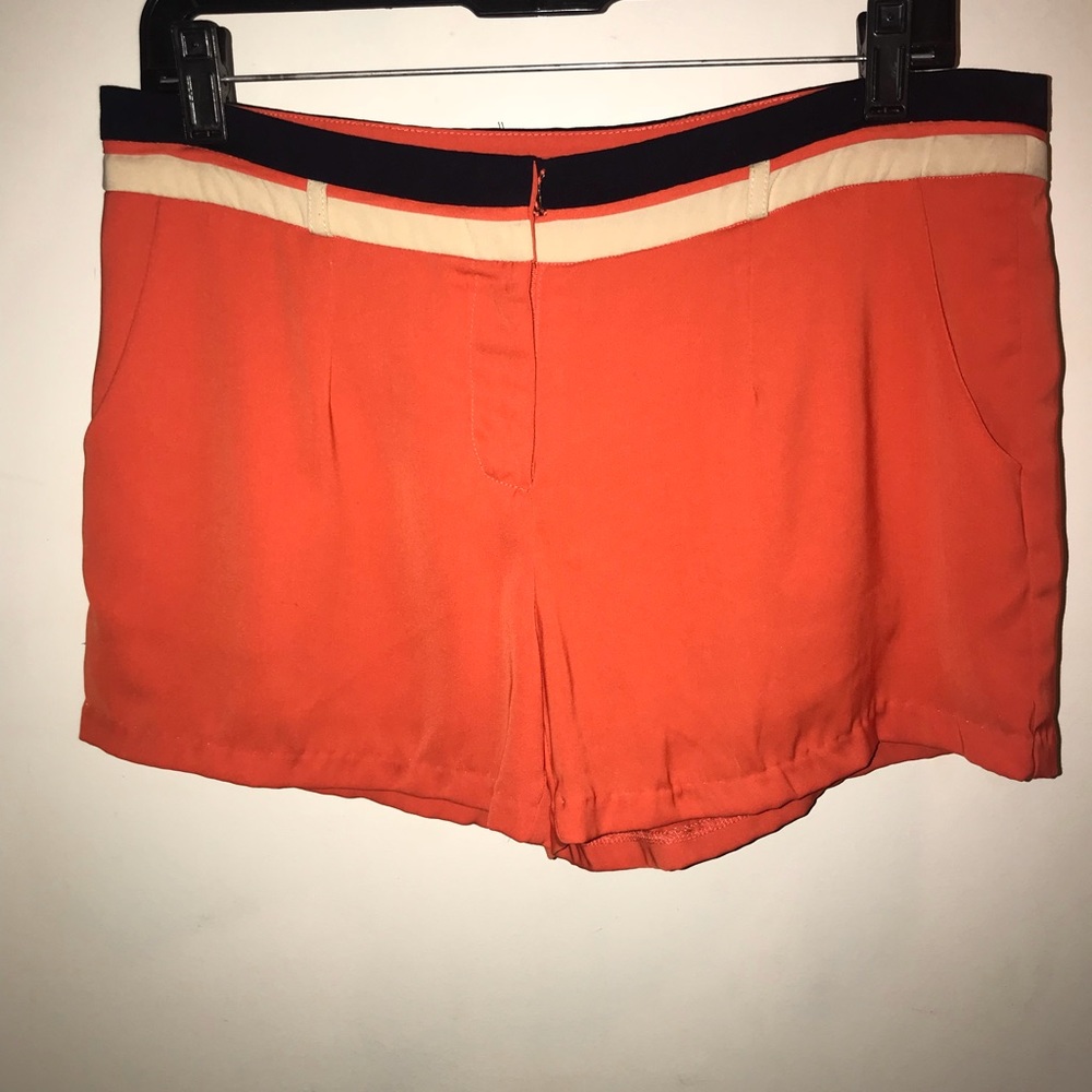 Orange boutique shorts